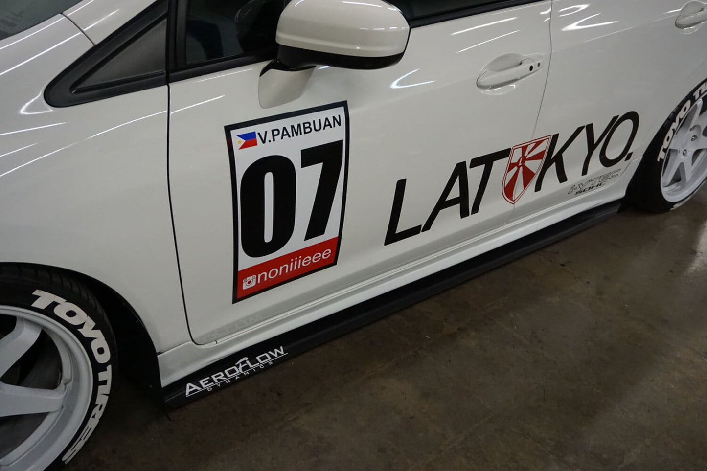 2012-2015 Civic Side Skirt Extension V1 ( Sedan)