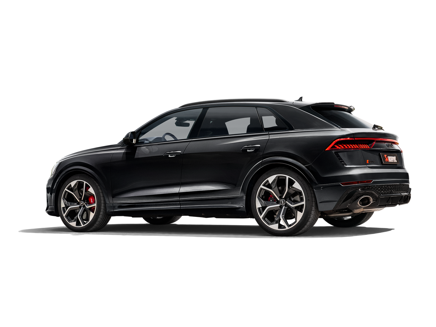 Akrapovic Evolution Titanium Cat-Back w/Carbon Fiber Tips 2020+ Audi RS Q8