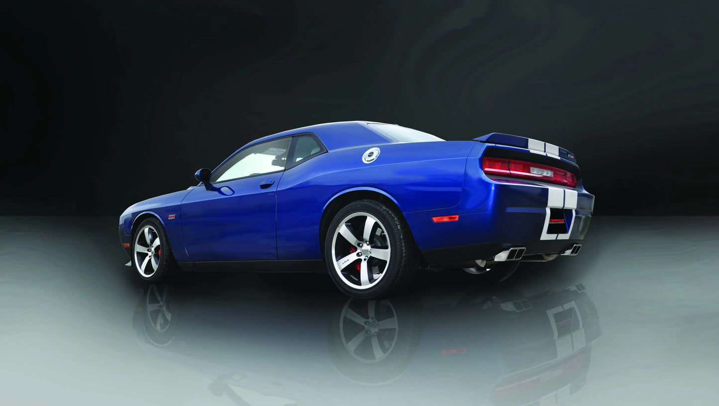 Corsa Xtreme Cat-Back Exhaust, Polished Tips 2011-2014 Challenger 392/6.4L - Speedlogix