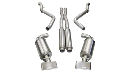 Corsa Xtreme Cat-Back Exhaust, Polished Tips 2008-2010 Challenger 6.1L