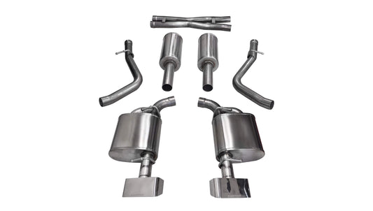 Corsa Xtreme Cat-Back Exhaust, Polished Tips 2015-2016 Challenger 5.7L