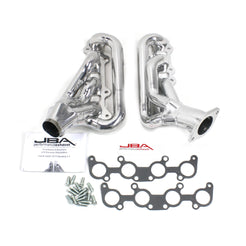 JBA Silver Ceramic Shorty Header 2015-2023 Mustang 5.0L - Speedlogix