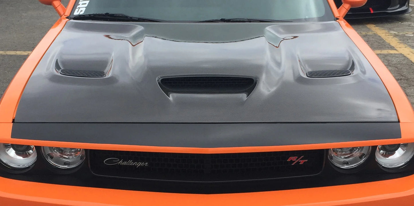 AC Carbon Fiber Hellcat Hood 2008-2023 Challenger