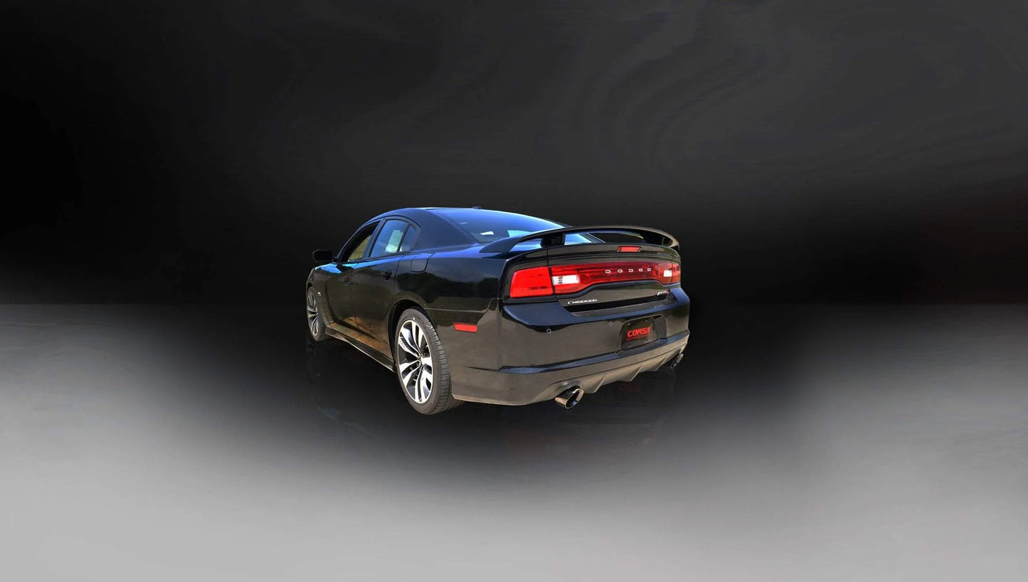 Corsa Xtreme Cat-Back Exhaust, Polished Tips 2011-2014 Charger 392/6.4L