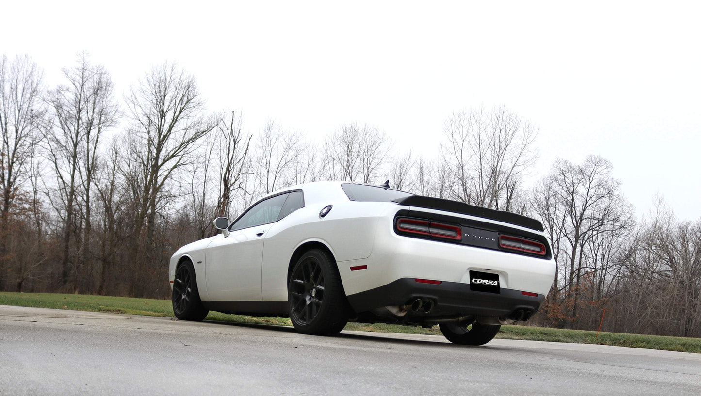 Corsa Xtreme Exhaust Cat-Back, Polished Dual Tips 2015-2016 Challenger 5.7L