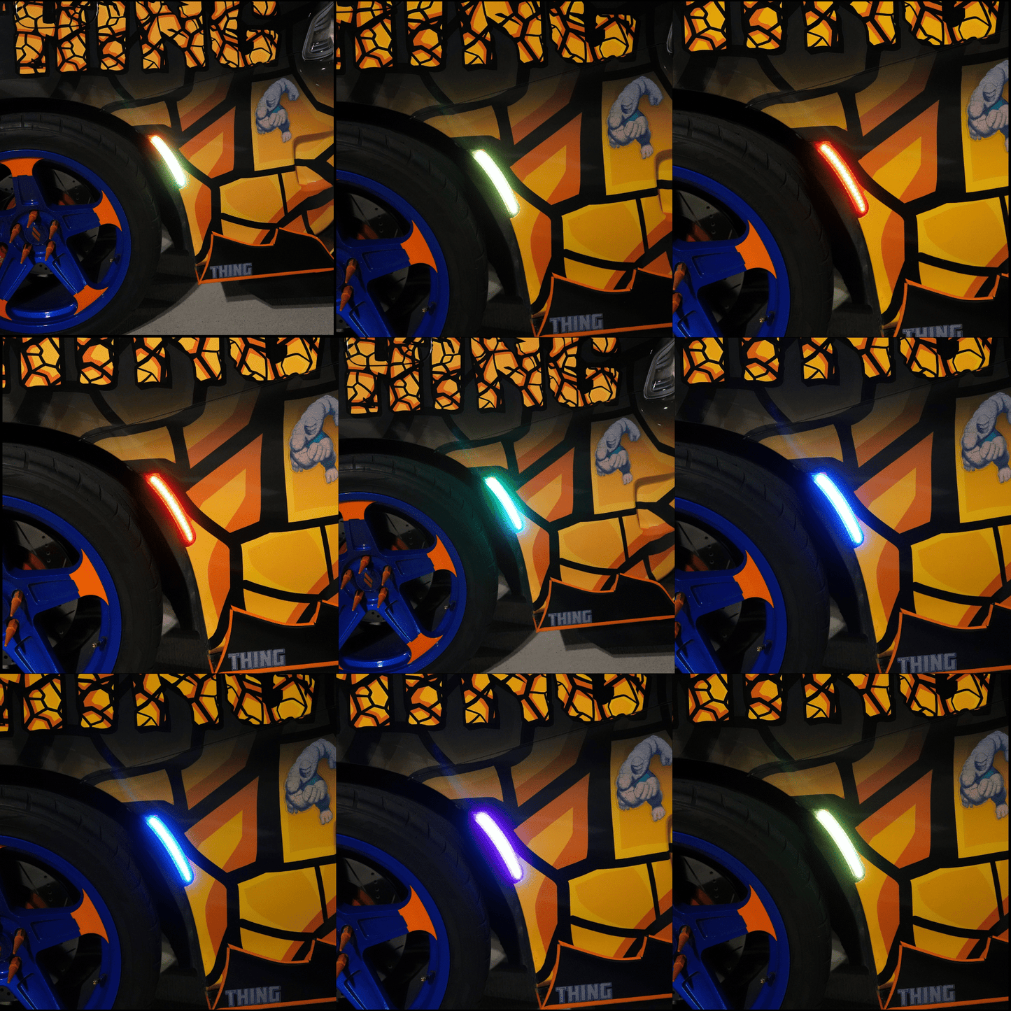 2015 - 2023 Dodge Charger Flow Series Side Markers (4pc) - Speedlogix