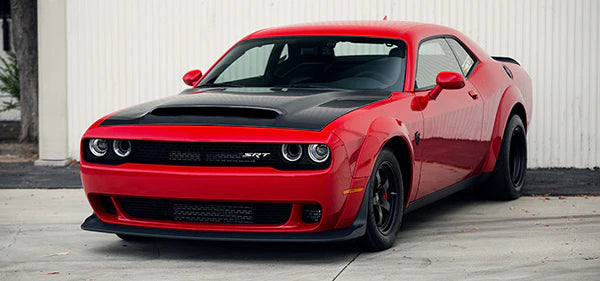 AC Carbon Fiber (Gloss) Demon Hood 2008-2023 Challenger - Speedlogix