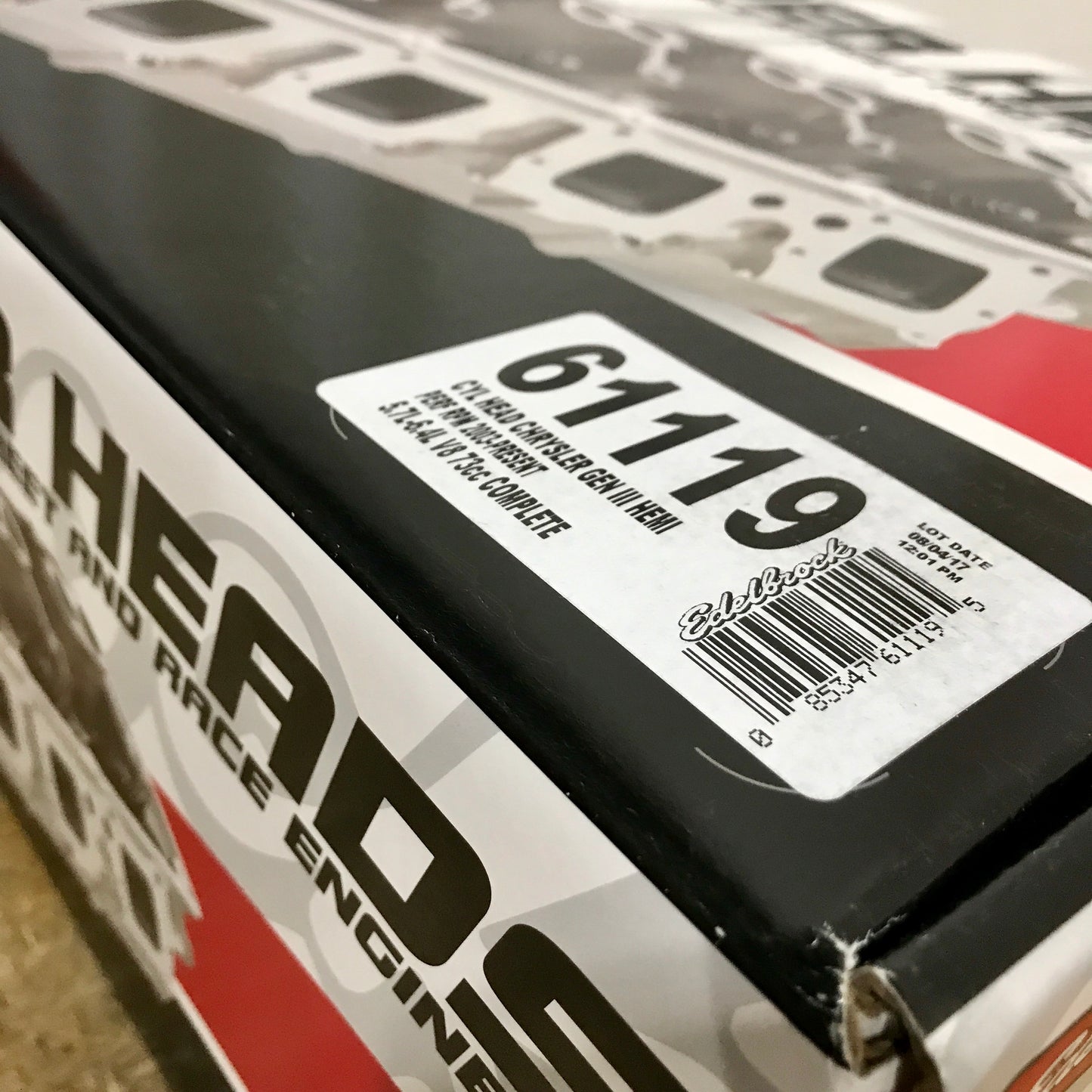 Edelbrock 73cc Performer RPM Cylinder Head 2006-2023 Challenger/Charger 6.1L/392/6.2L - Speedlogix
