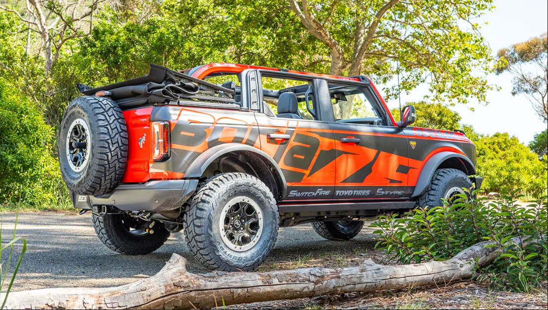 Borla S-TYPE Axle-Back, Silver 2021-2023 Bronco 2.7L