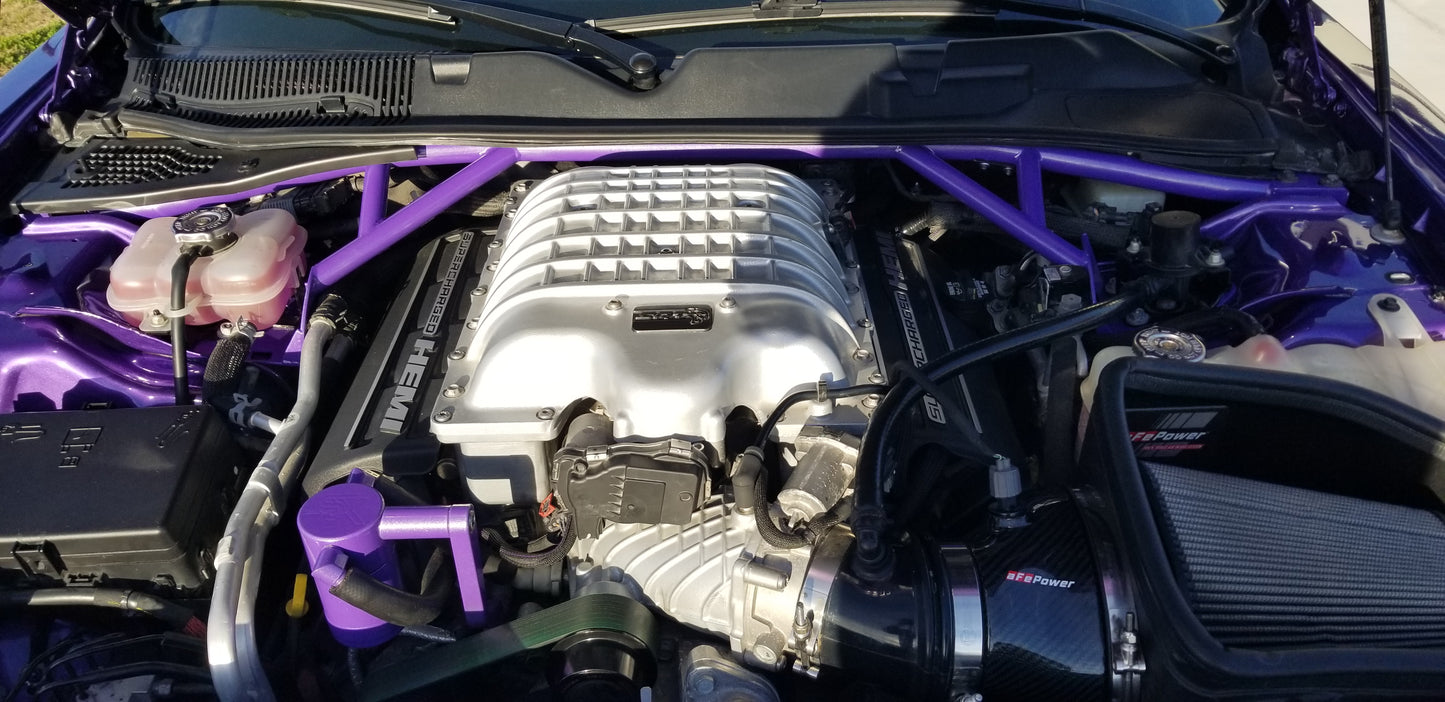 Speedlogix 4-point Front Strut Tower Brace 2015-2023 Challenger/Charger 6.2L - Speedlogix