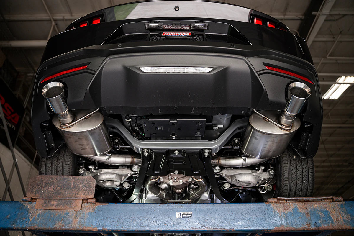Corsa Xtreme 3" Polished Cat-back 2024 5.0 Mustang GT Convertible w/o Valves