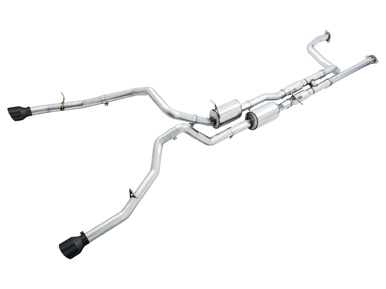 AWE Touring Cat-Back Exhaust, Black Tips 2021-2023 TRX 6.2L - Speedlogix