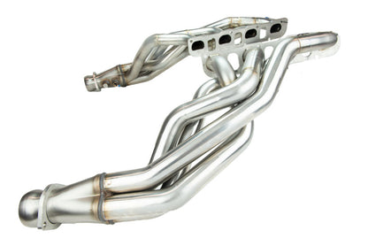 Kooks 1-7/8"x2"x3" Stepped Long Tube Headers, Green Catted Mid-Pipes 2009-2023 Challenger/Charger 5.7L