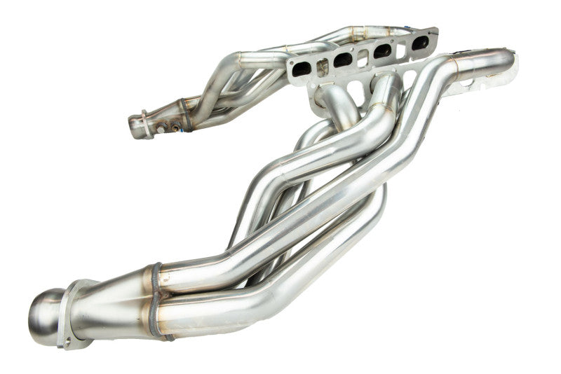 Kooks 1-7/8"x2"x3" Stepped Long Tube Headers, Green Catted Mid-Pipes 2006-2023 Challenger/Charger 6.1L/392/6.4L