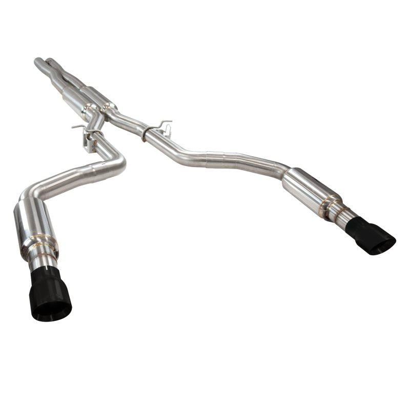 Kooks Cat-Back Exhaust, Black Tips 2015-2023 Charger 6.2L