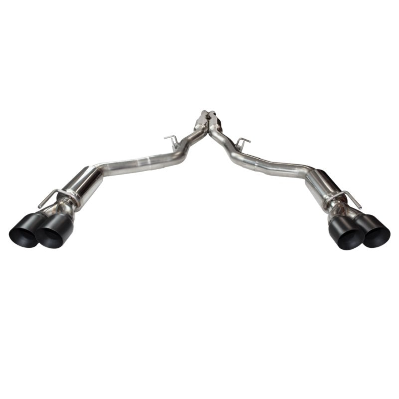 Kooks Competition Cat-Back Exhaust, Black Tips 2015-2023 Challenger 392/6.4L/6.2L - Speedlogix
