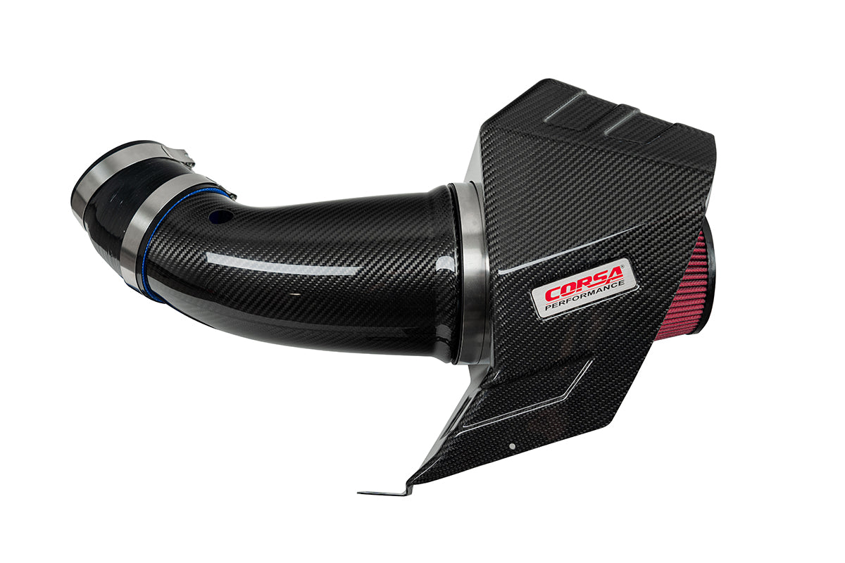 Corsa Carbon Cold Air Intake, DryTech Filter 2018-2023 TrackHawk/Durango 6.2L