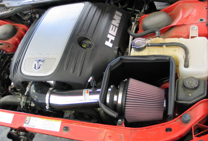 K&N Typhoon Polished Cold Air Intake 2005-2023 Challenger/Charger 5.7/6.1L - Speedlogix