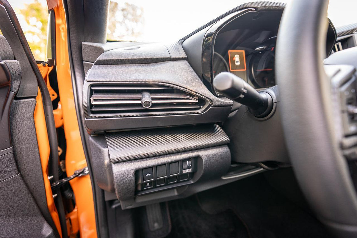 3D Carbon Interior Dash Trim Overlays - 2022+ Subaru WRX