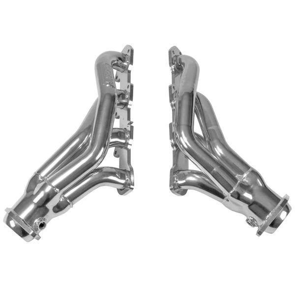 BBK Polished Silver Ceramic 1-7/8" Shorty Headers 2005-2010 Challenger/Charger 6.1L