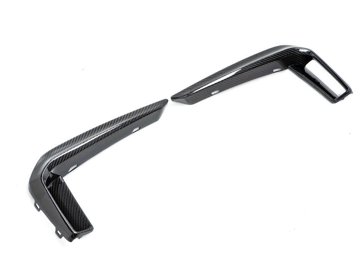 AutoTecknic Dry Carbon Front Bumper Trim - BMW G30 5-Series Pre-LCI M-Sport
