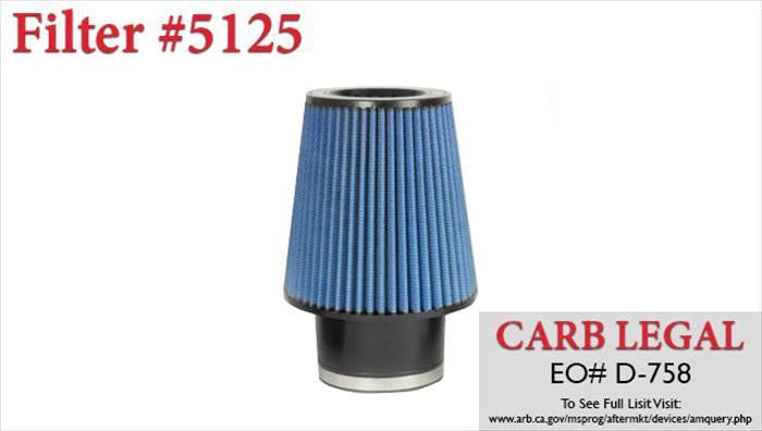 Corsa Cold Air Intake, MaxFlow Filter 2006-2010 Charger 6.1L