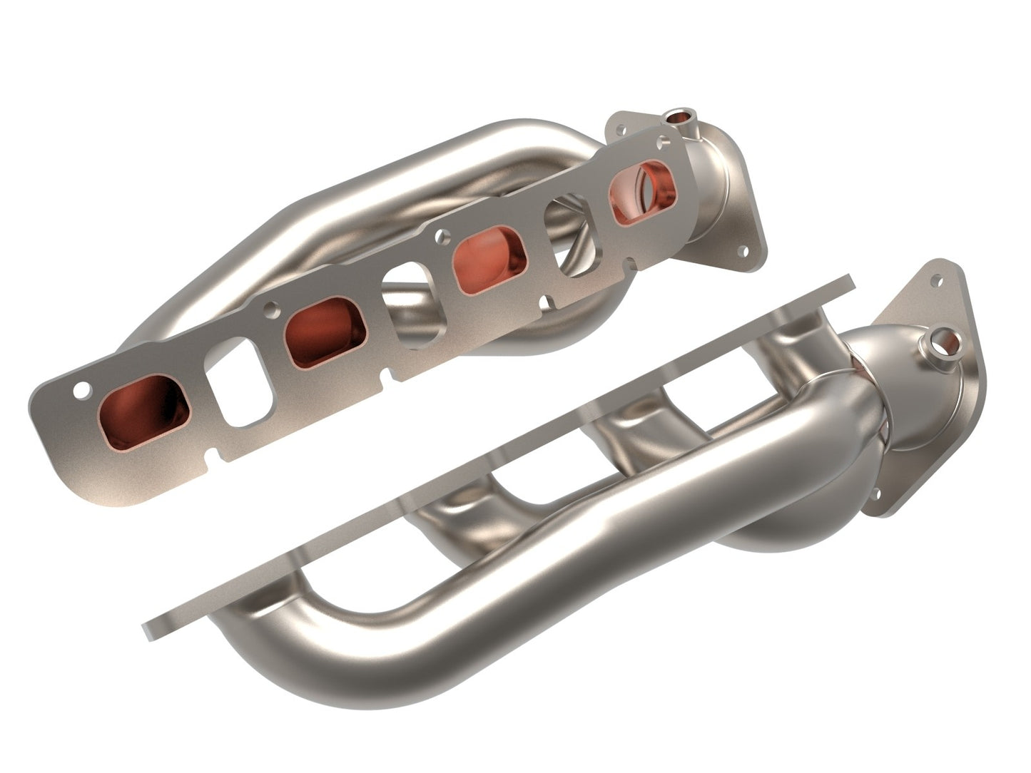 aFe Twisted Steel Shorty Headers, Titanium Ceramic 2021-2023 TRX 6.2L - Speedlogix