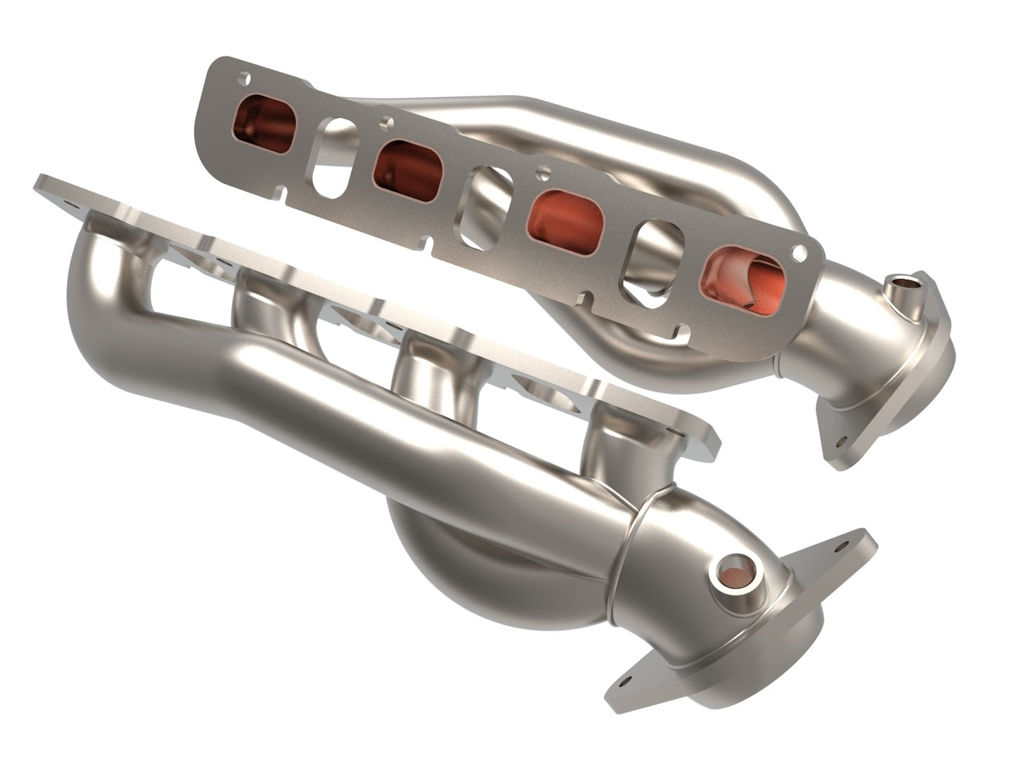 aFe Twisted Steel Shorty Headers, Titanium Ceramic 2021-2023 TRX 6.2L - Speedlogix