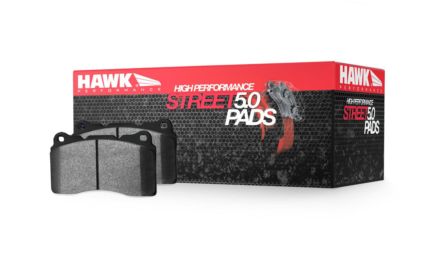 Hawk High Performance Street 5.0 Front Brake Pads 2005-2023 Challenger/Charger (4-Piston)