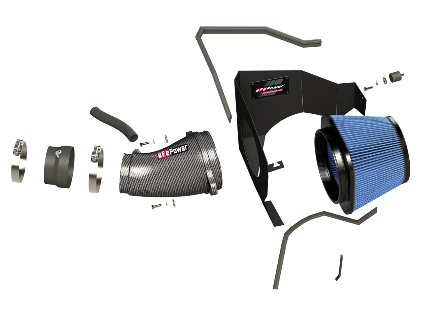 aFe Track Carbon Cold Air Intake, Pro 5R Filter 2011-2023 Challenger/Charger 392/6.4L - Speedlogix