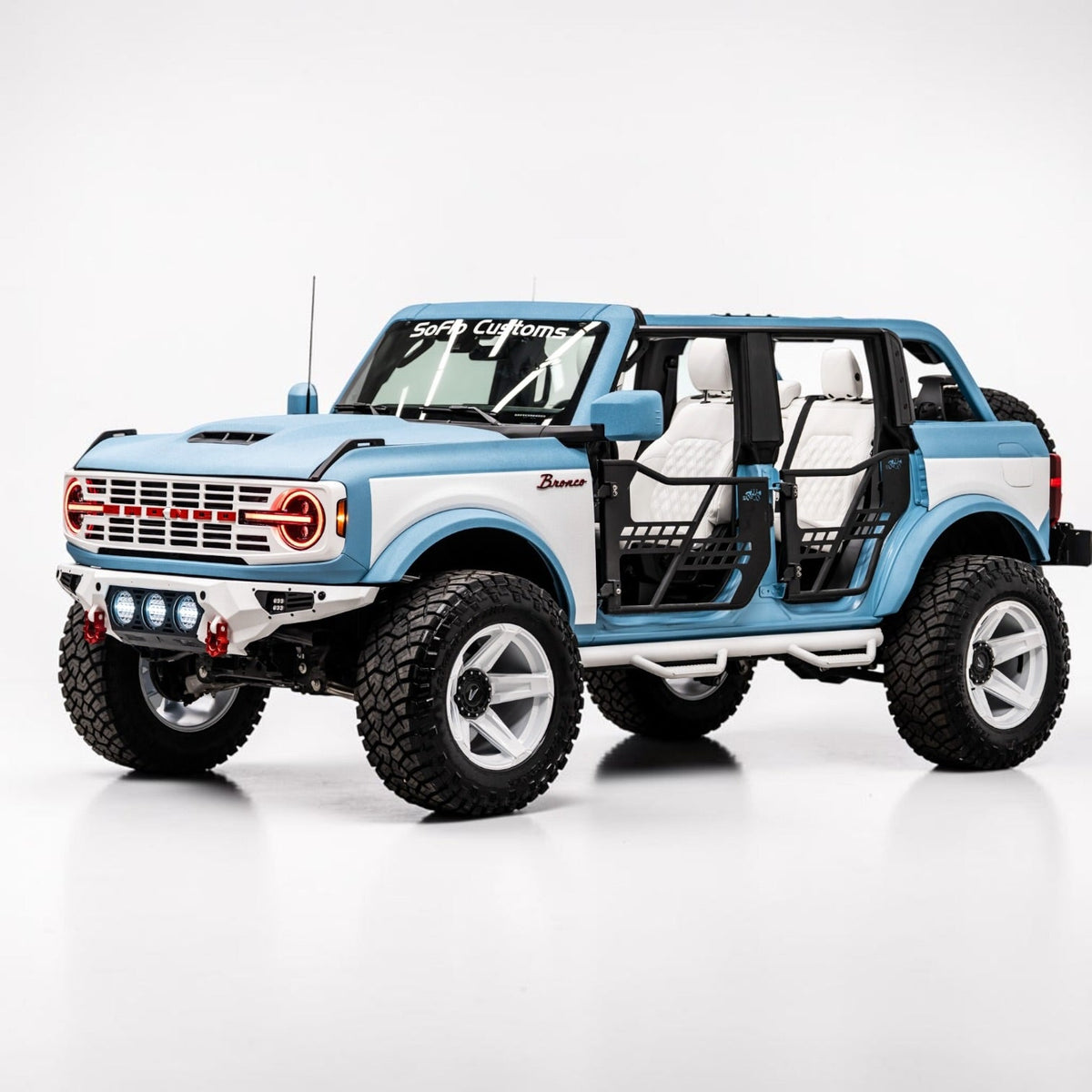 Ford Bronco Pipe Half Doors x4 (2021-2027)