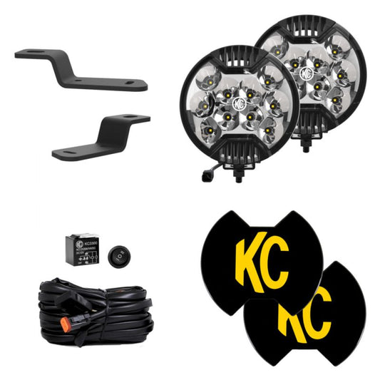 KC SlimLite LED 2-Light System Ditch Light Kit 2021-2024 Bronco