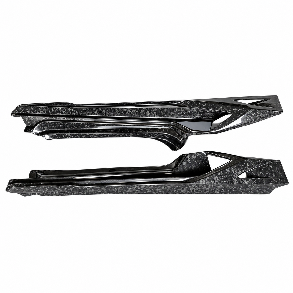 VOR Style Carbon Fiber Side Skirts for Lamborghini Huracan LP580 LP610