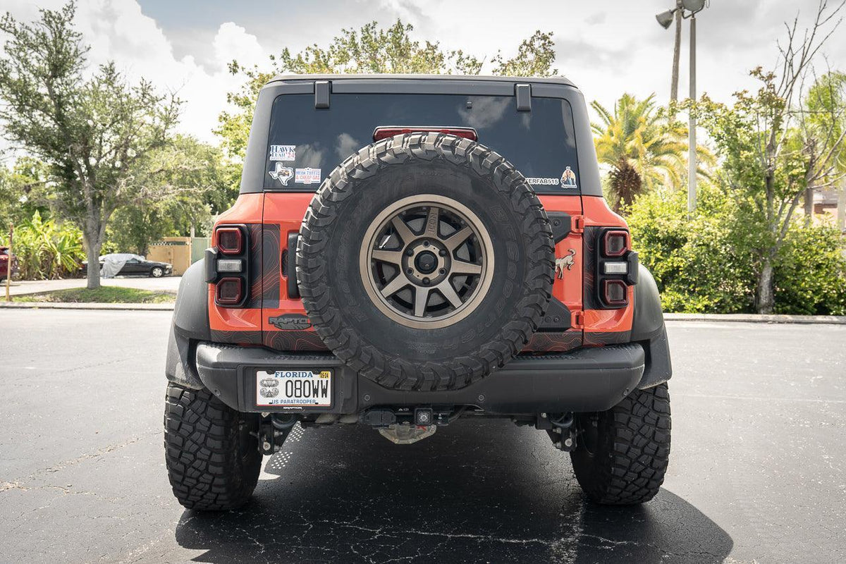 Safari Topo Middle Tailgate Overlays - 2021+ Bronco