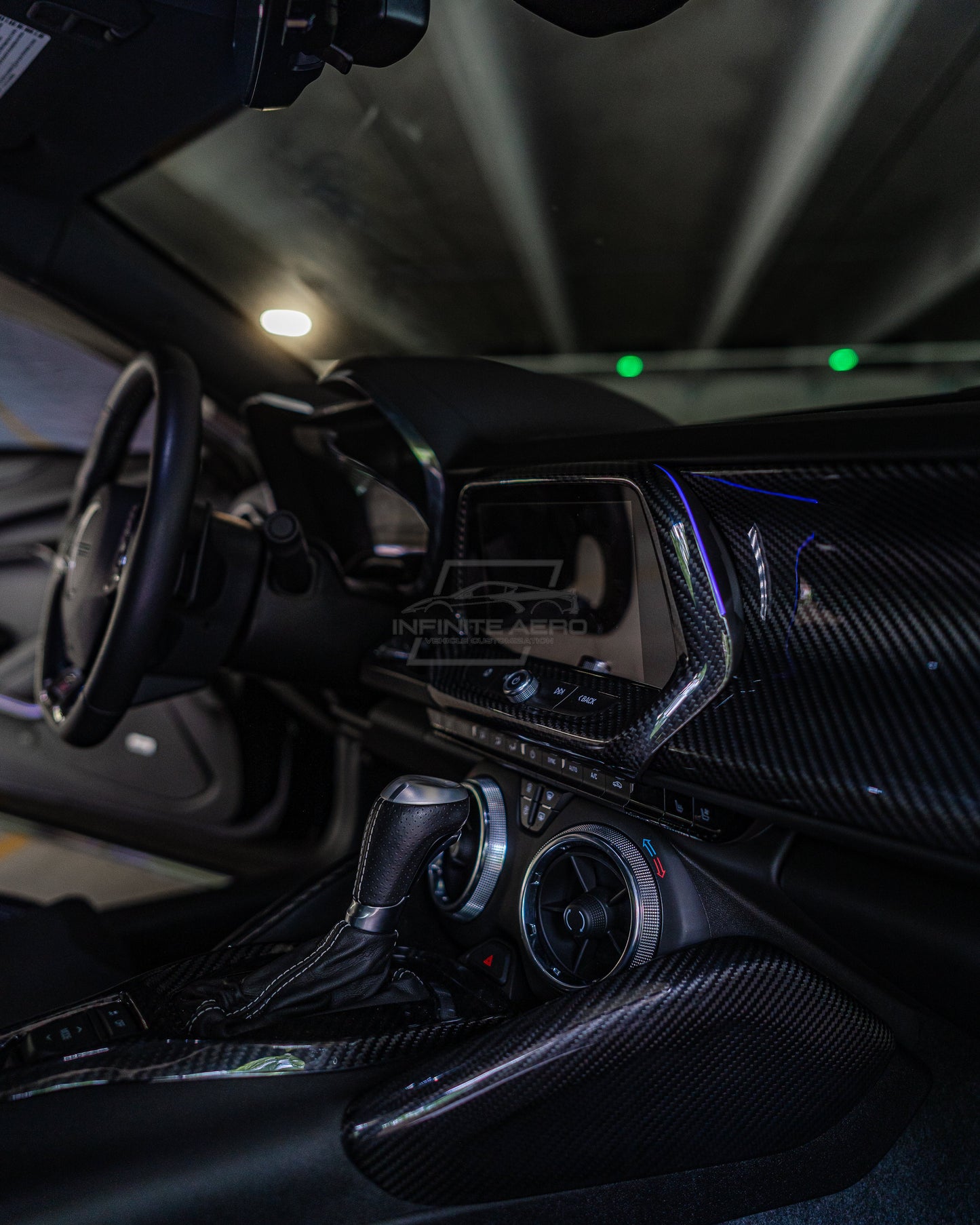 CAMARO 16-24 CARBON FIBER PASSENGER DASHBOARD COVER