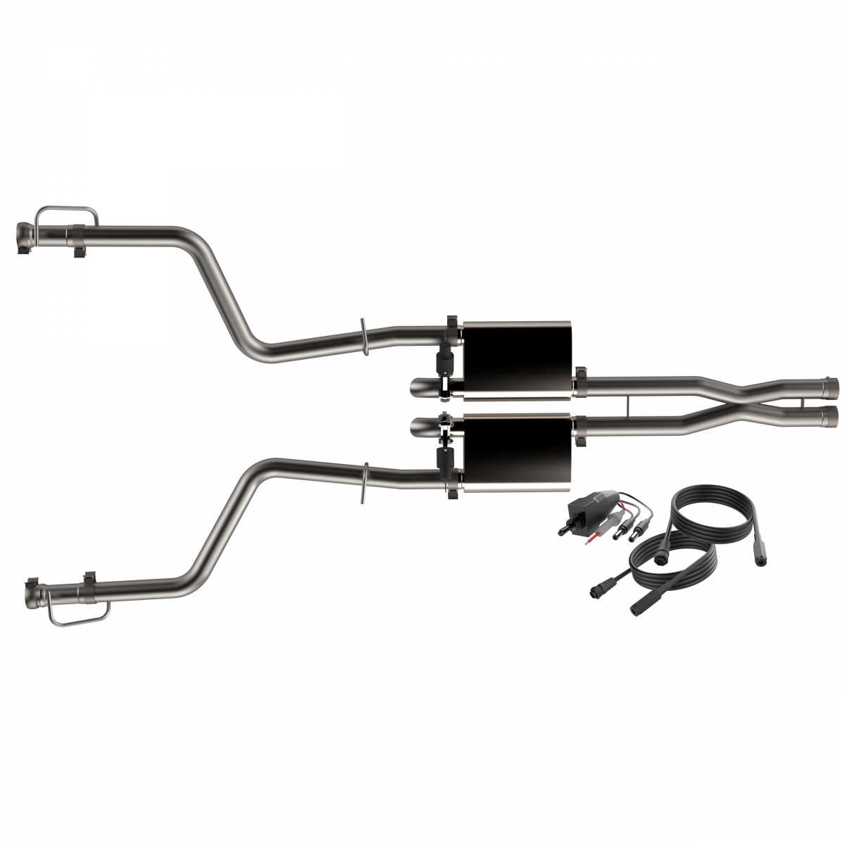 QTP Screamer Cat-Back Exhaust w/ Cut-Outs 2015-2023 Challenger 6.2L/6.4L