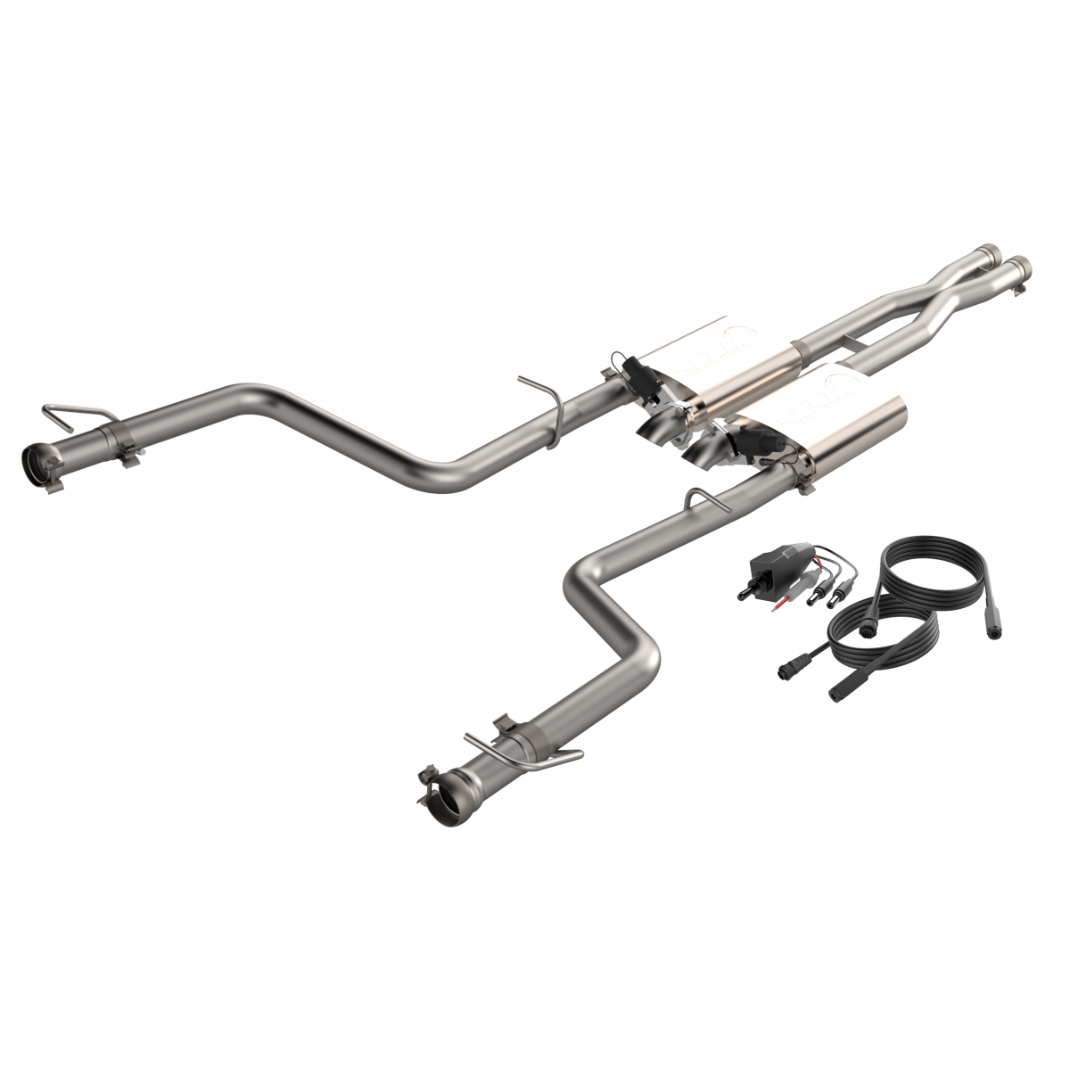 QTP Screamer Cat-Back Exhaust w/ Cut-Outs 2015-2023 Challenger 6.2L/6.4L - Speedlogix