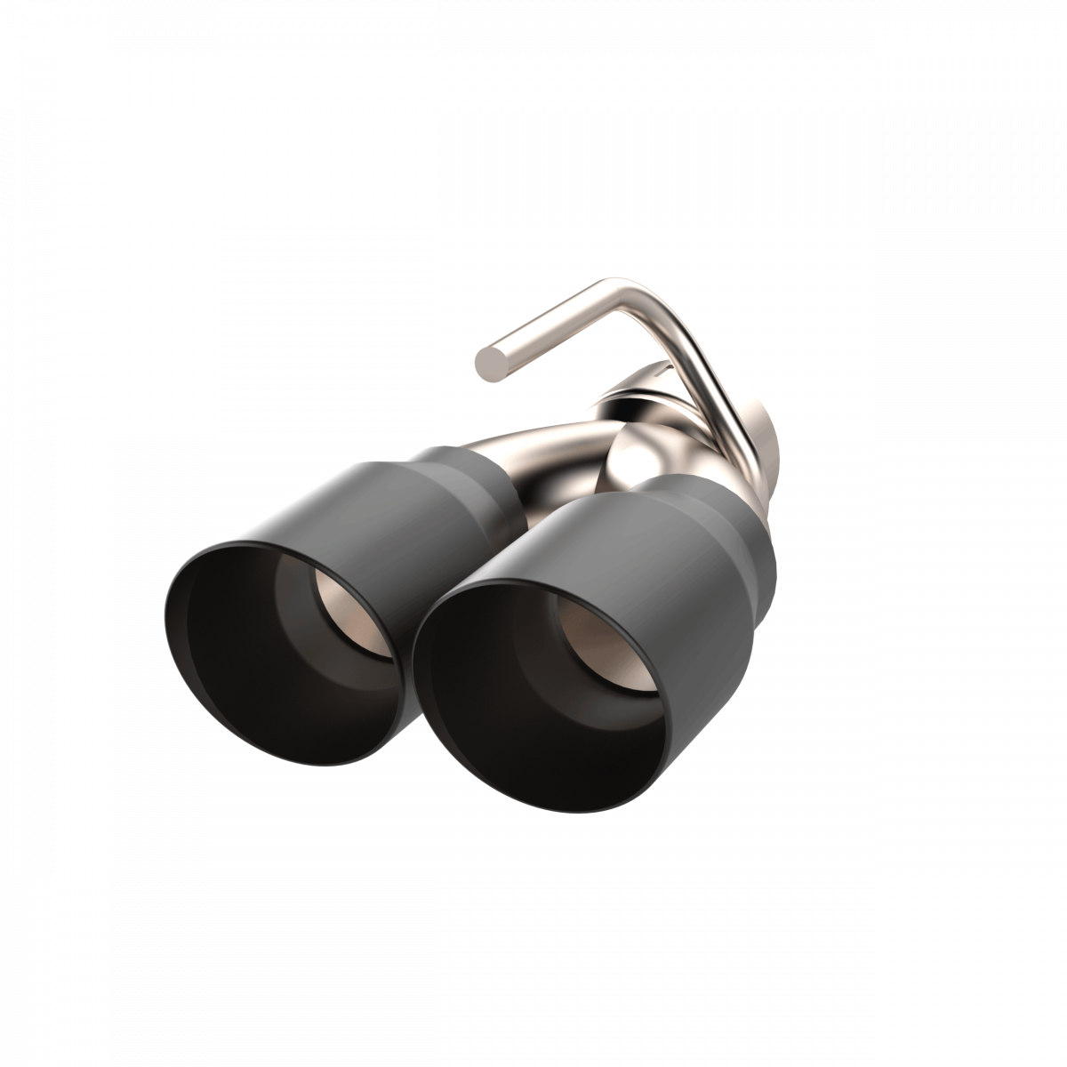 QTP Black Quad Exhaust Tips 2015-2023 Challenger 392/6.4L - Speedlogix