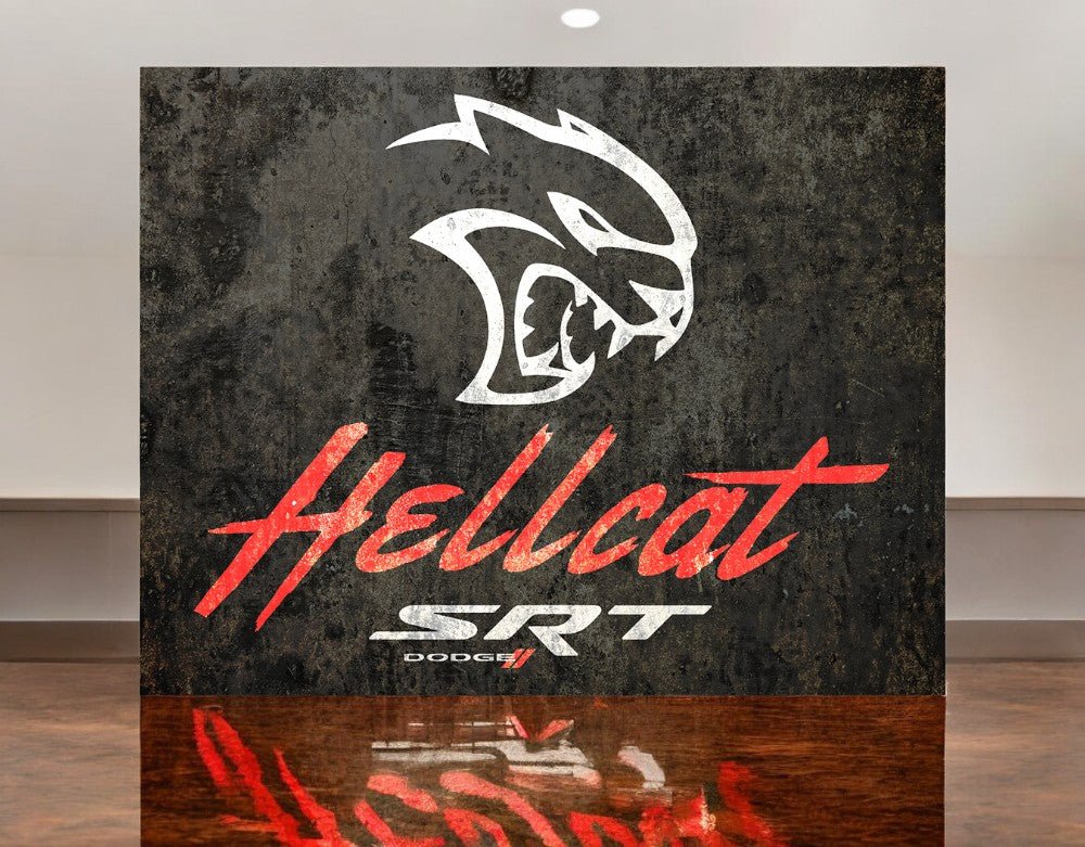 Metal Sign - Dodge Hellcat
