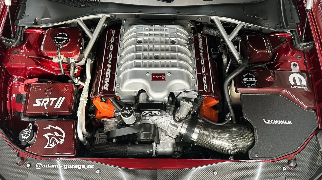 Speedlogix 4-point Front Strut Tower Brace 2015-2023 Challenger/Charger 6.2L - Speedlogix