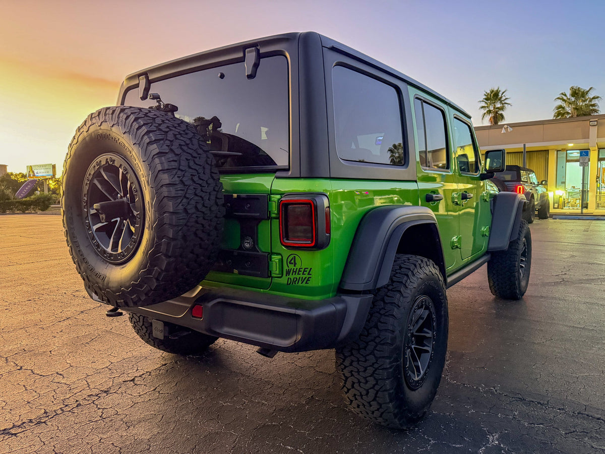 Halogen Tail Light Overlays - 2018+ Wrangler JL