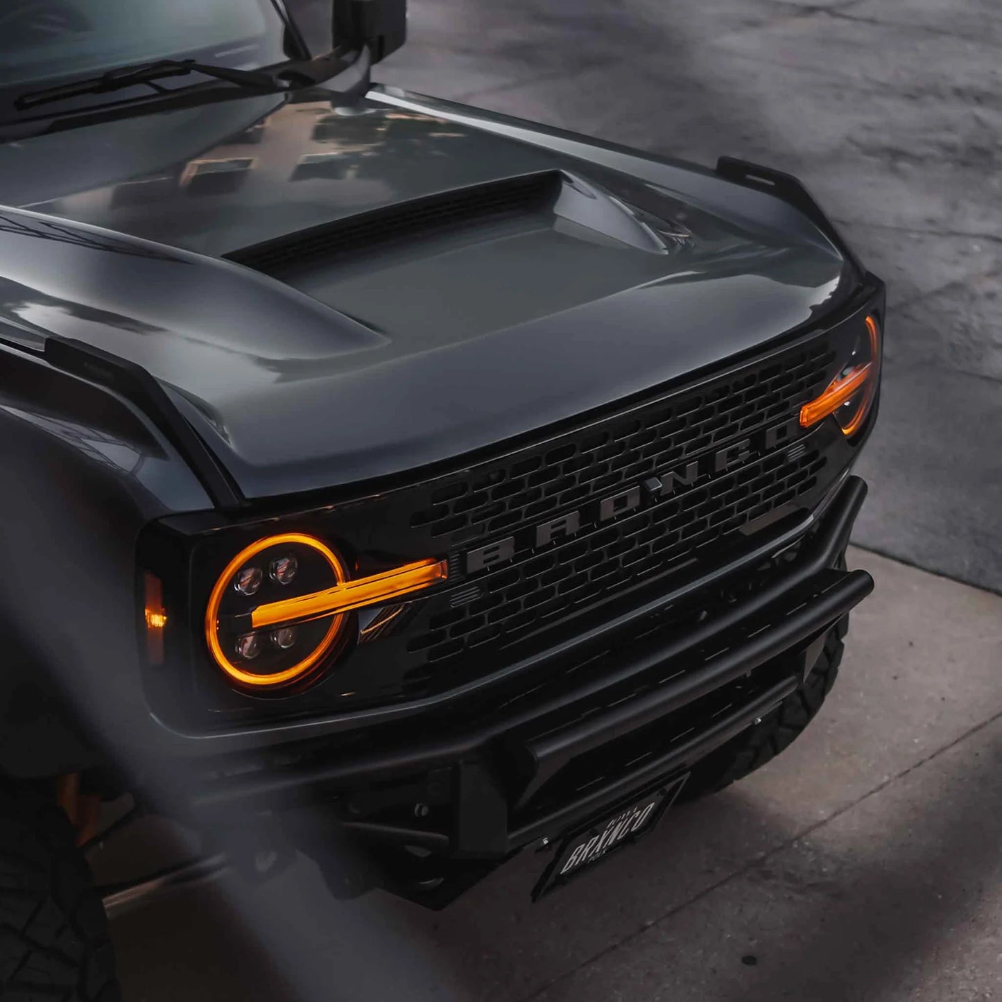 AFC Fiberglass Ram Air Hood 2021-2024 Bronco