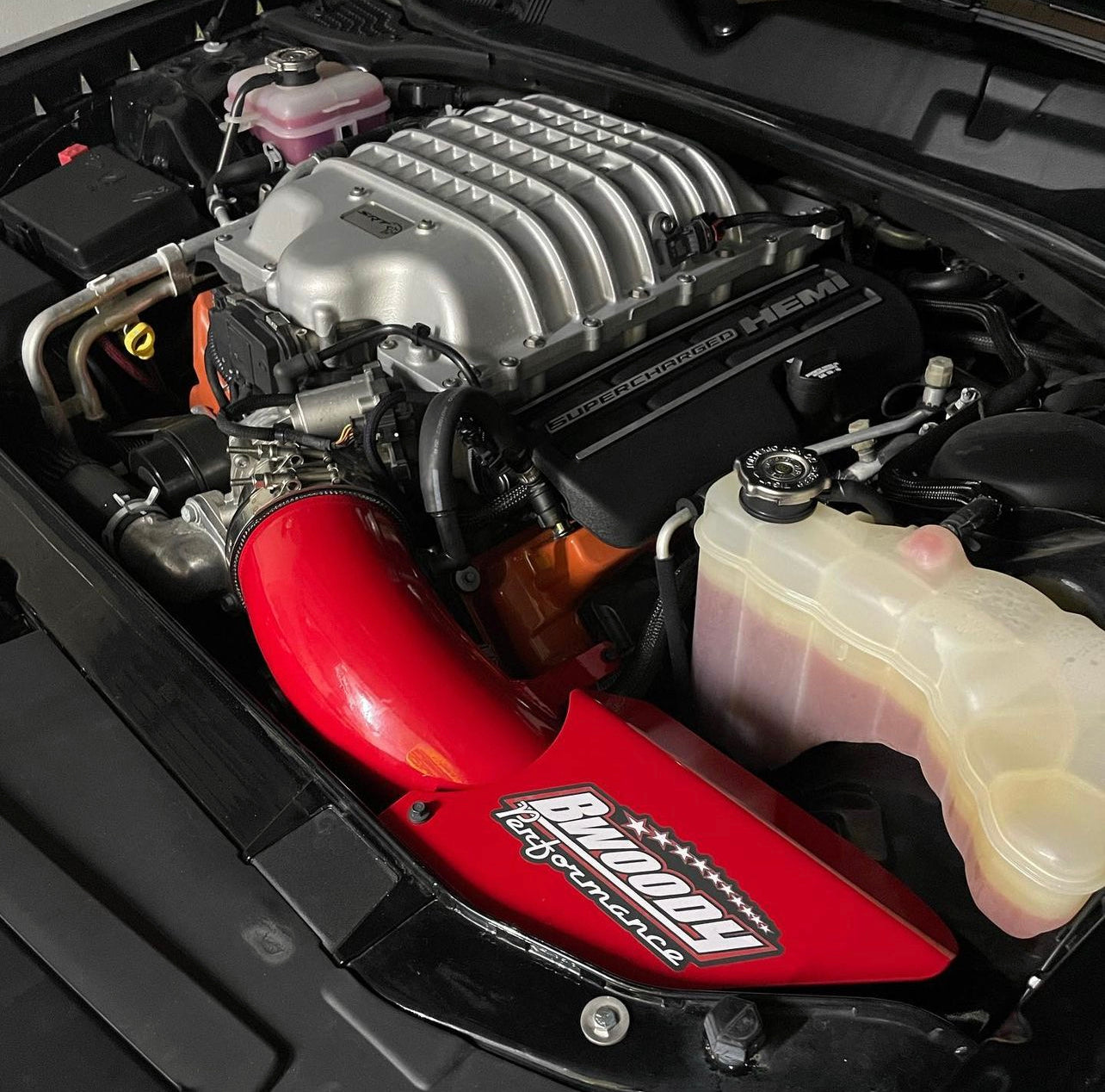 BWoody 5" Velocity Plus Intake 2017-2018 Challenger/Charger Hellcat ...