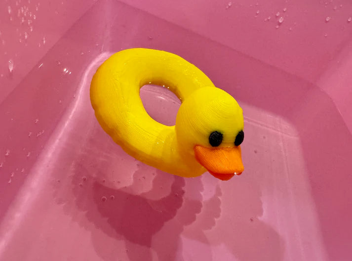 Pool Ring Yellow Duck - It Floats!