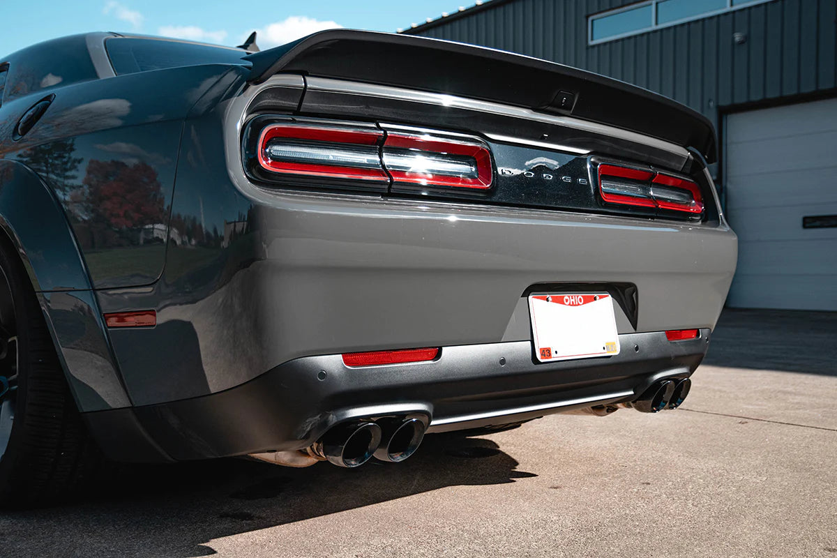 Corsa Xtreme Cat-Back Exhaust, Black Tips, Valved 2015-2023 Challenger 6.2L/392/6.4L