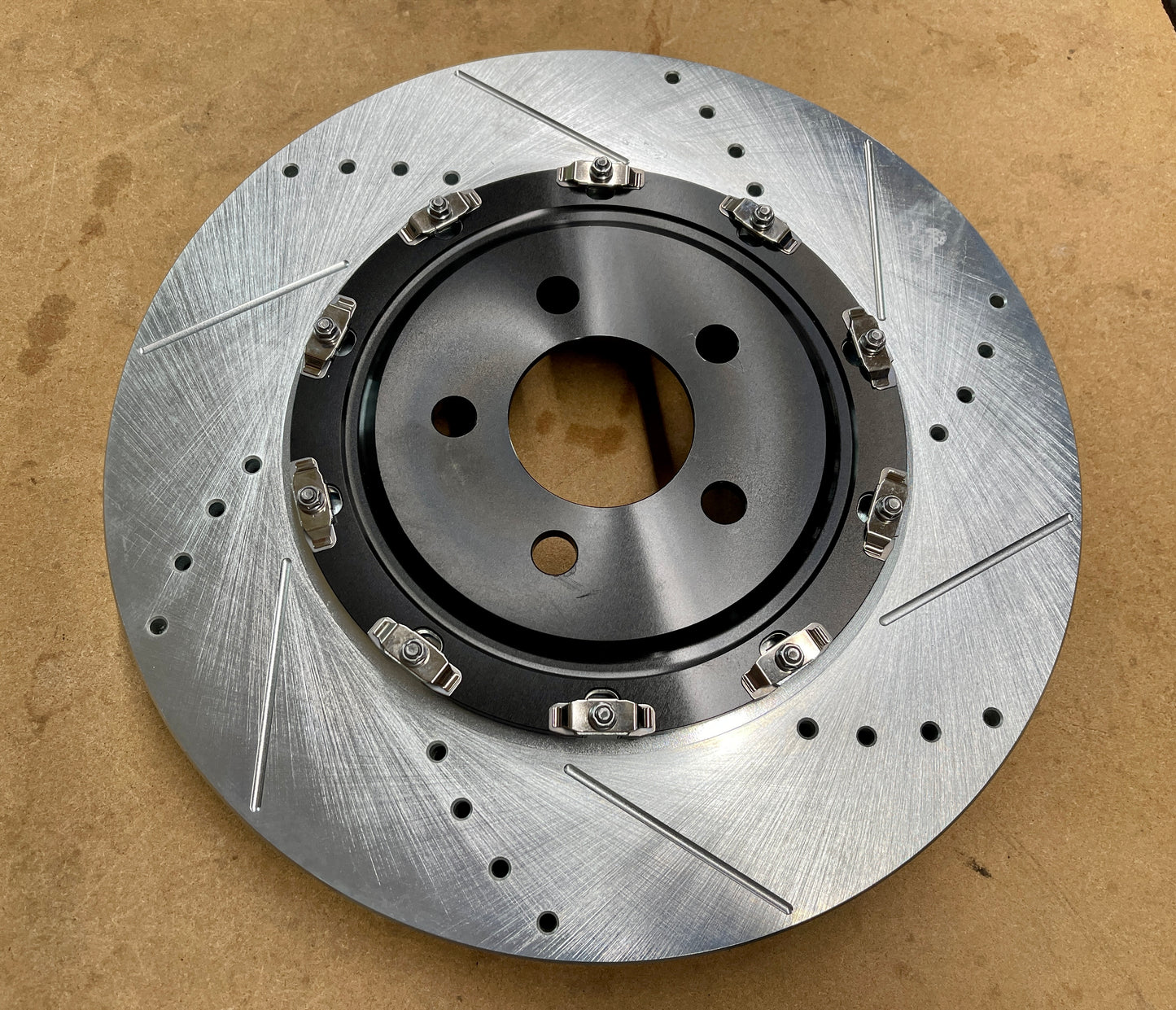 PowerStop Z26 Front Brake Rotor+Pad Kit 2015-2020 Challenger/Charger (6-Piston)