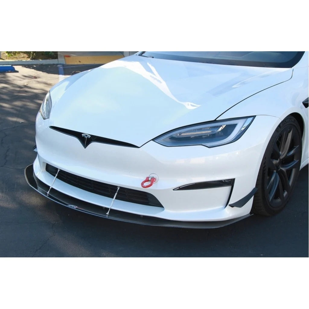 APR Performance Front Wind Splitter 2021-2024 Tesla Model S Plaid