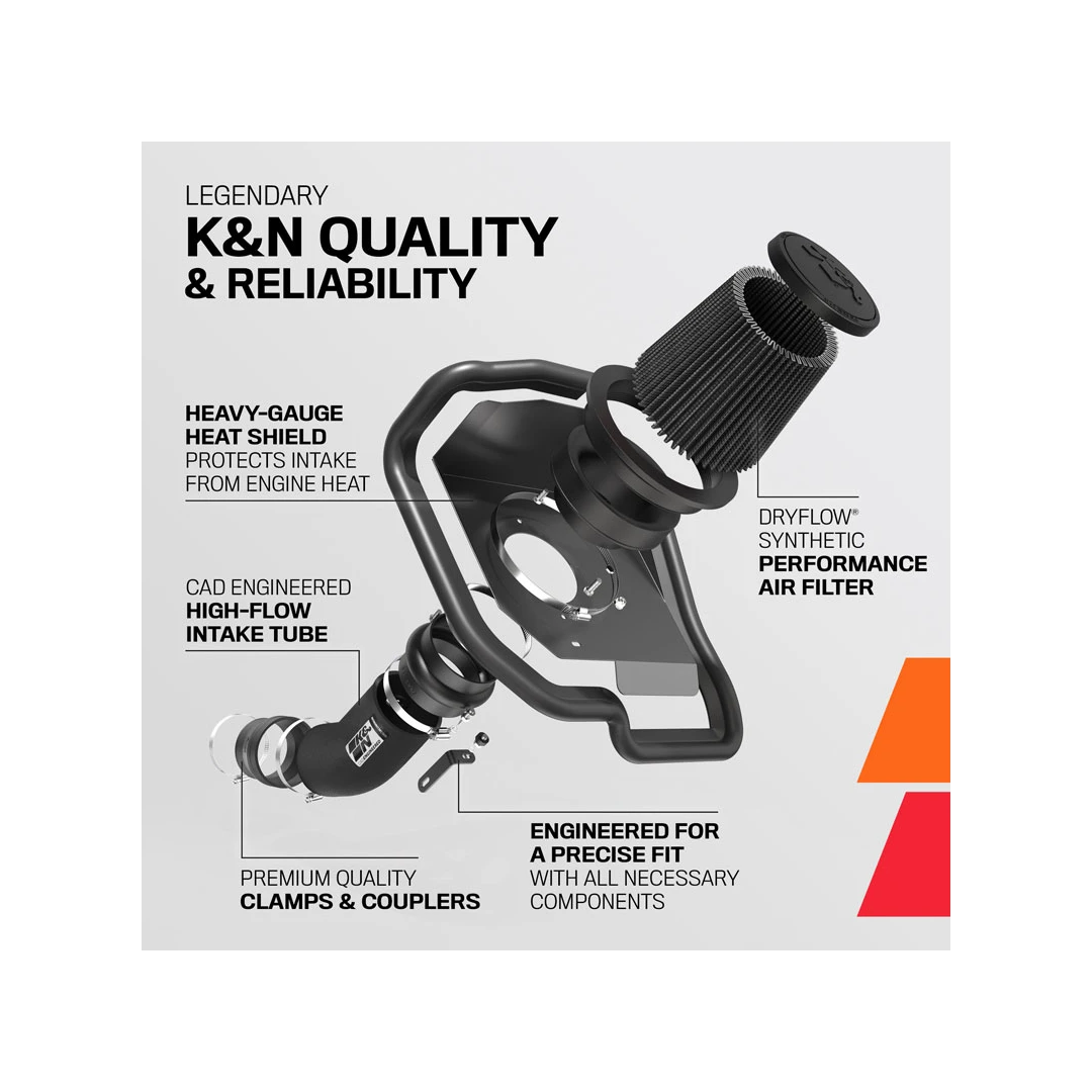 K&N Blackhawk Cold Air Intake 2011-2023 Challenger/Charger 392/6.4L - Speedlogix
