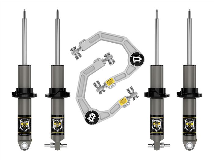 ICON 0-2" Lift Stage 2 Suspension System, Billet Arms, 2021-2023 Bronco HOSS 2.0