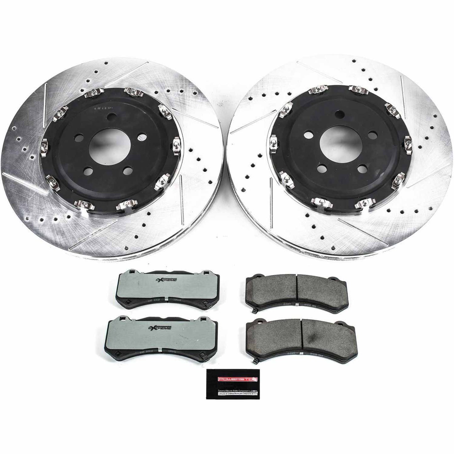 PowerStop Z26 Front Brake Rotor+Pad Kit 2015-2020 Challenger/Charger (6-Piston)